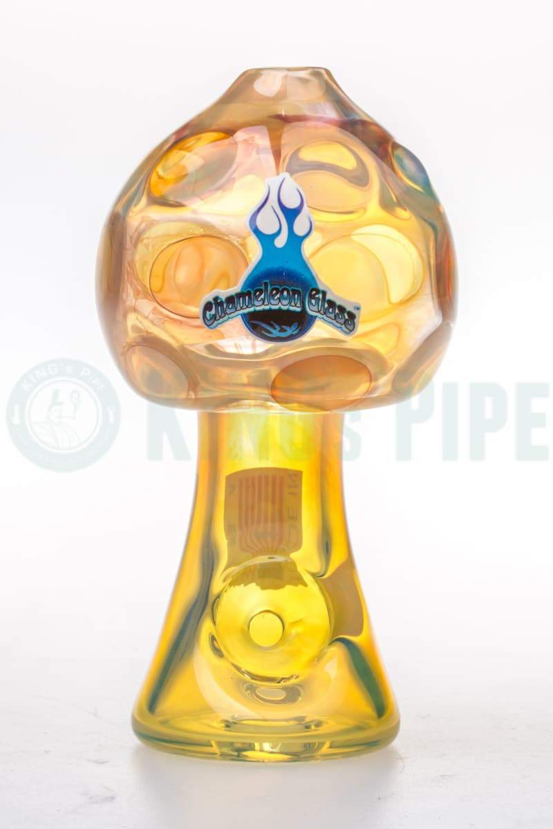 Chameleon Glass - Standing Mushroom Pipe