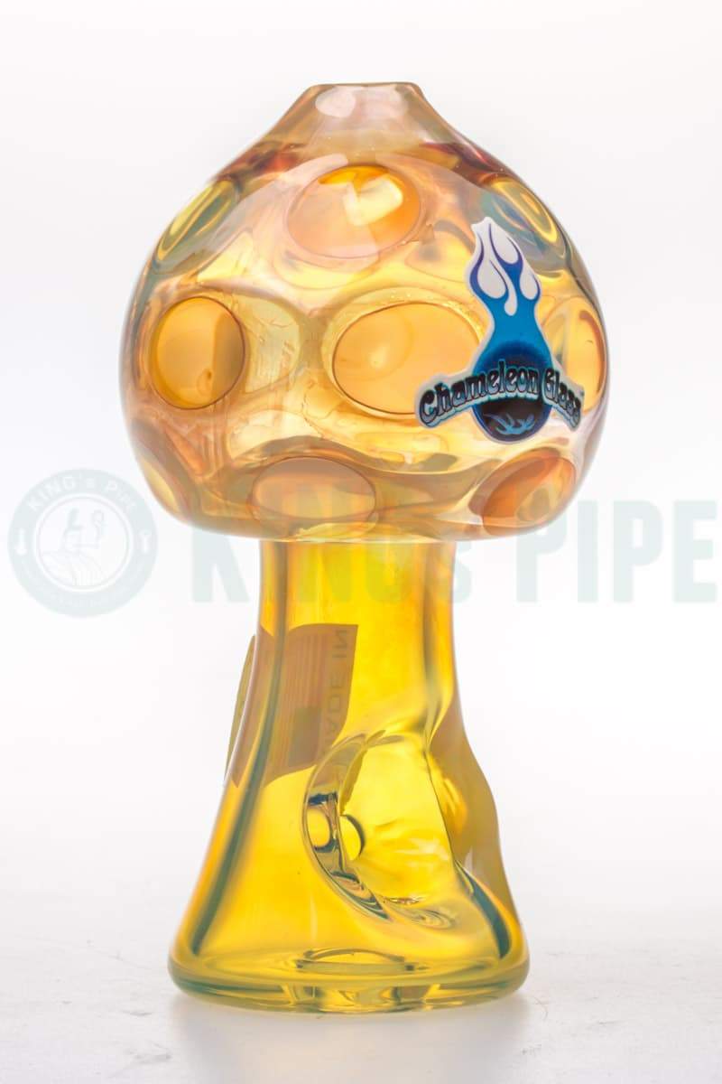 Chameleon Glass - Standing Mushroom Pipe