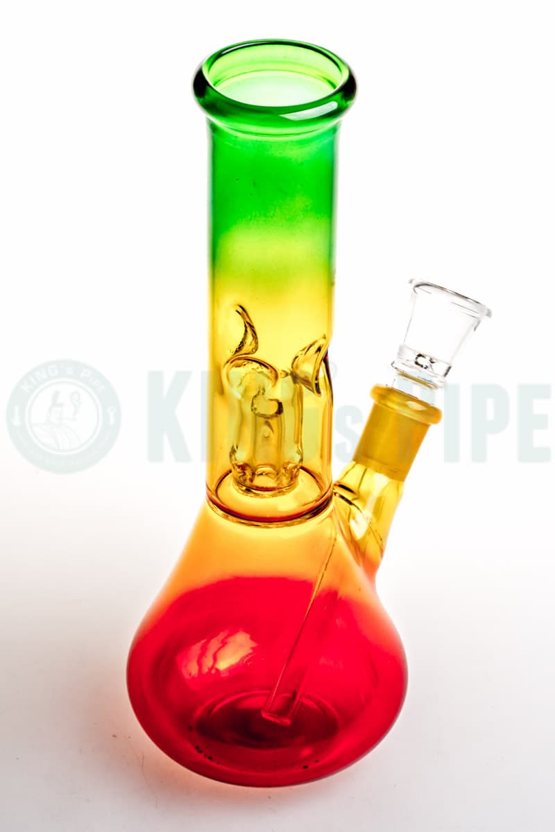 Cheap Bong in Rasta with Dome Perc