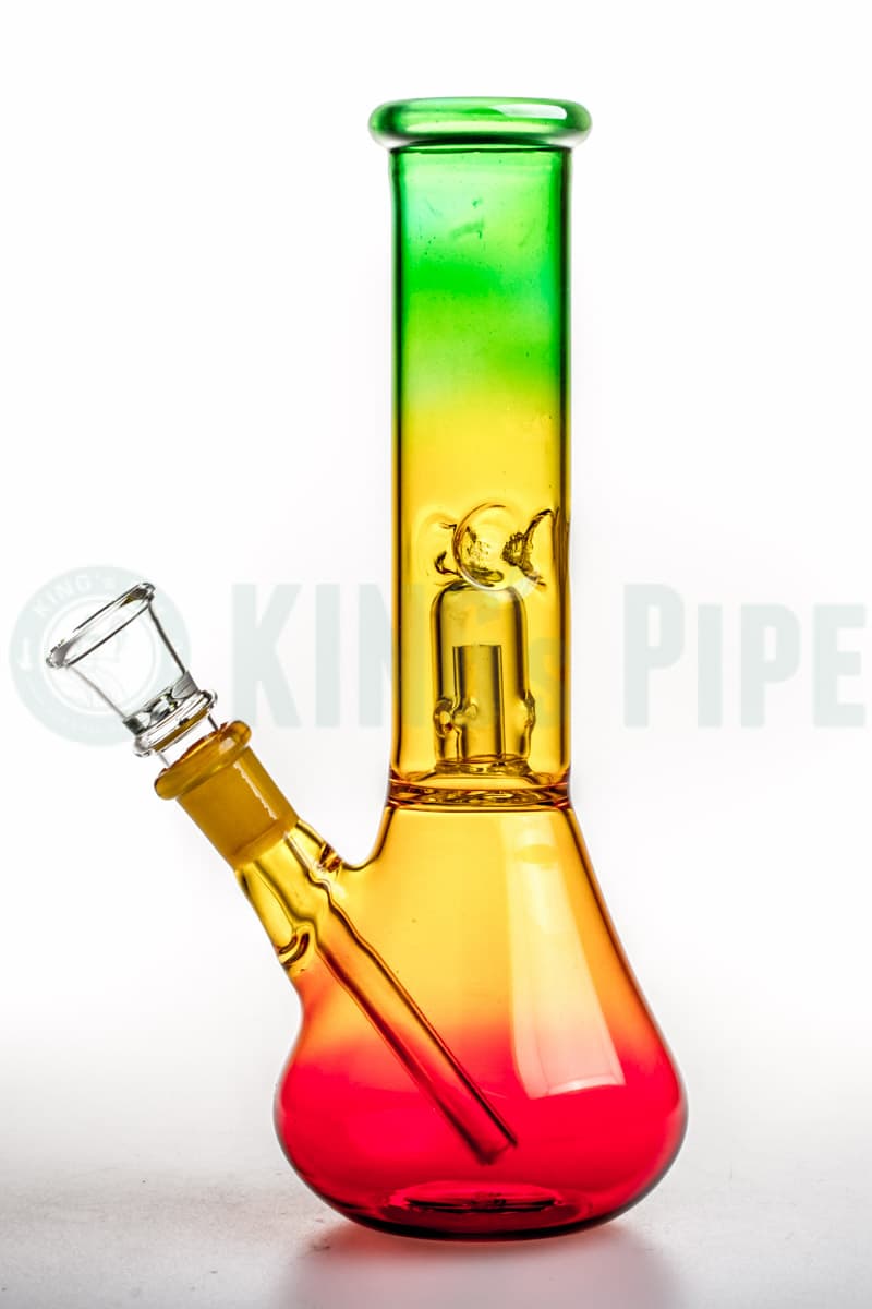 Cheap Bong in Rasta with Dome Perc