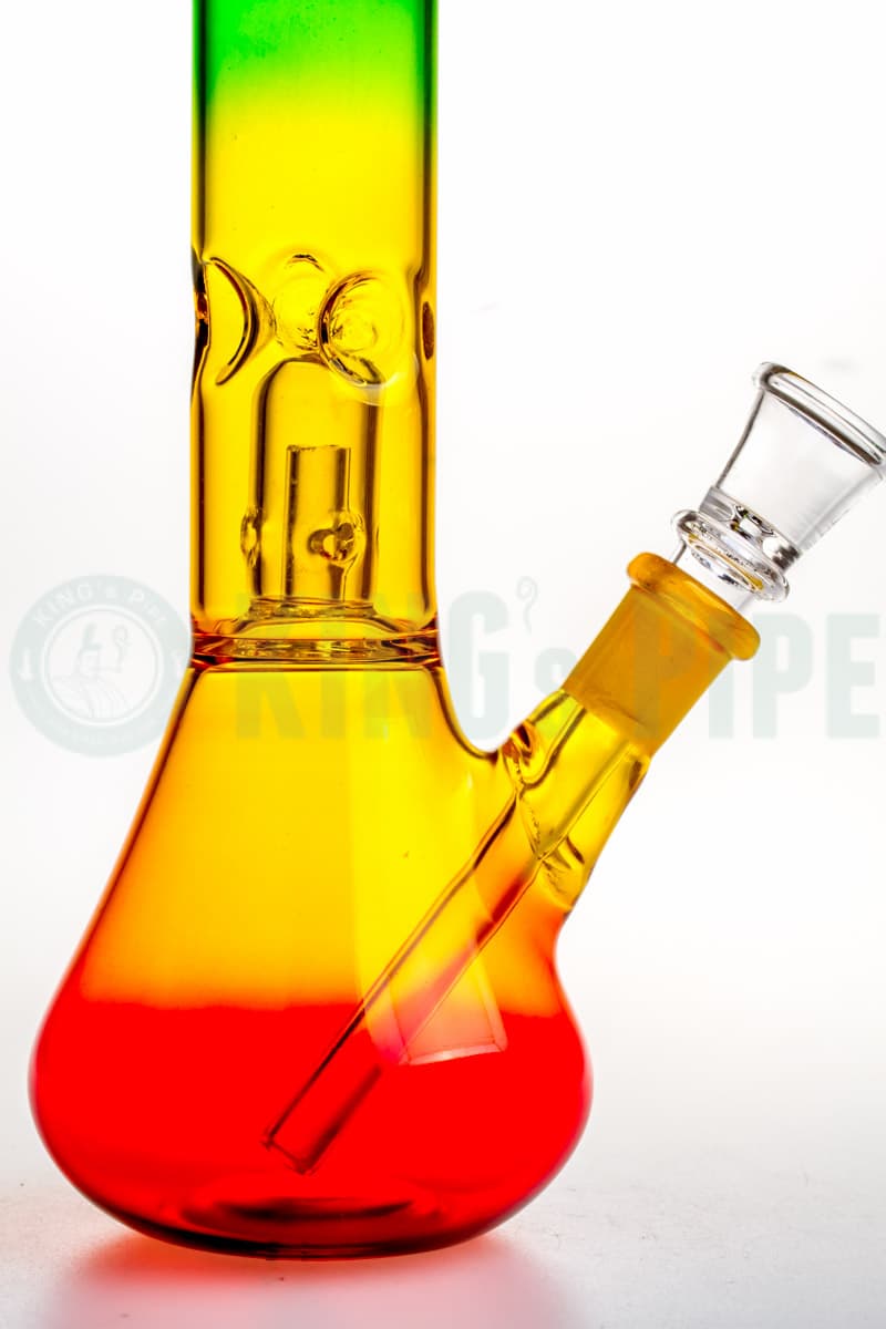 Cheap Bong in Rasta with Dome Perc