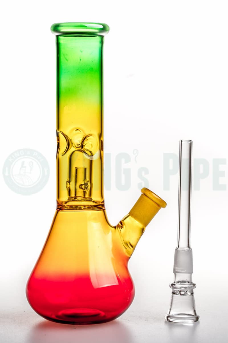 Cheap Bong in Rasta with Dome Perc