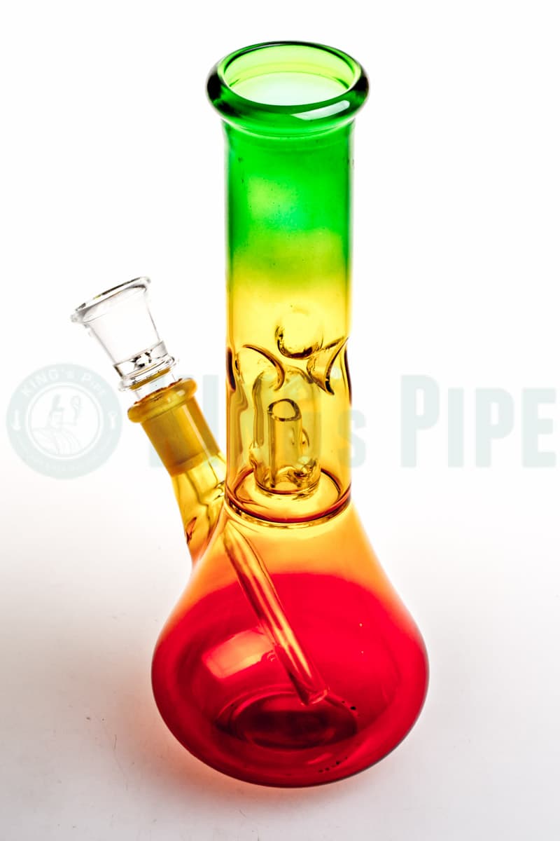 Cheap Bong in Rasta with Dome Perc