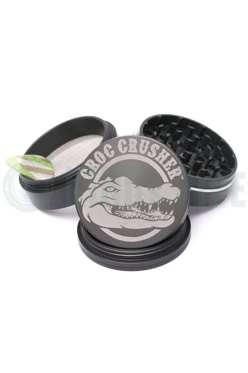 Croc Crusher - 1.5 Inch 4 Piece Grinder Gun Metal