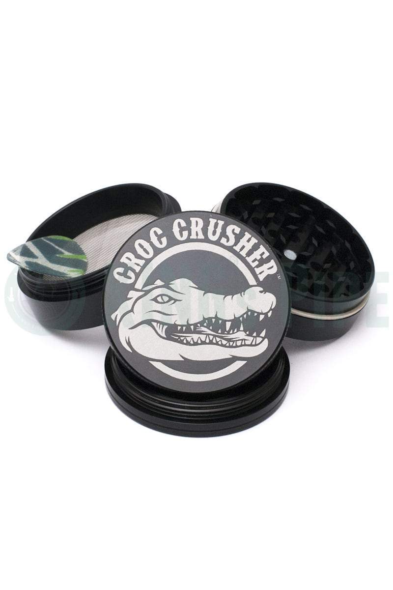 Croc Crusher - 1.5 Inch 4 Piece Grinder Black