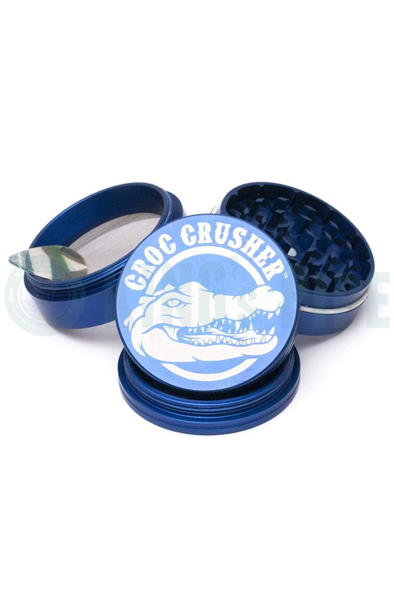 Croc Crusher - 1.5 Inch 4 Piece Grinder Blue