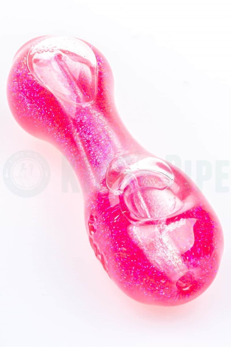 Hot Pink Glitter Pipe, Glow-in-the-Dark