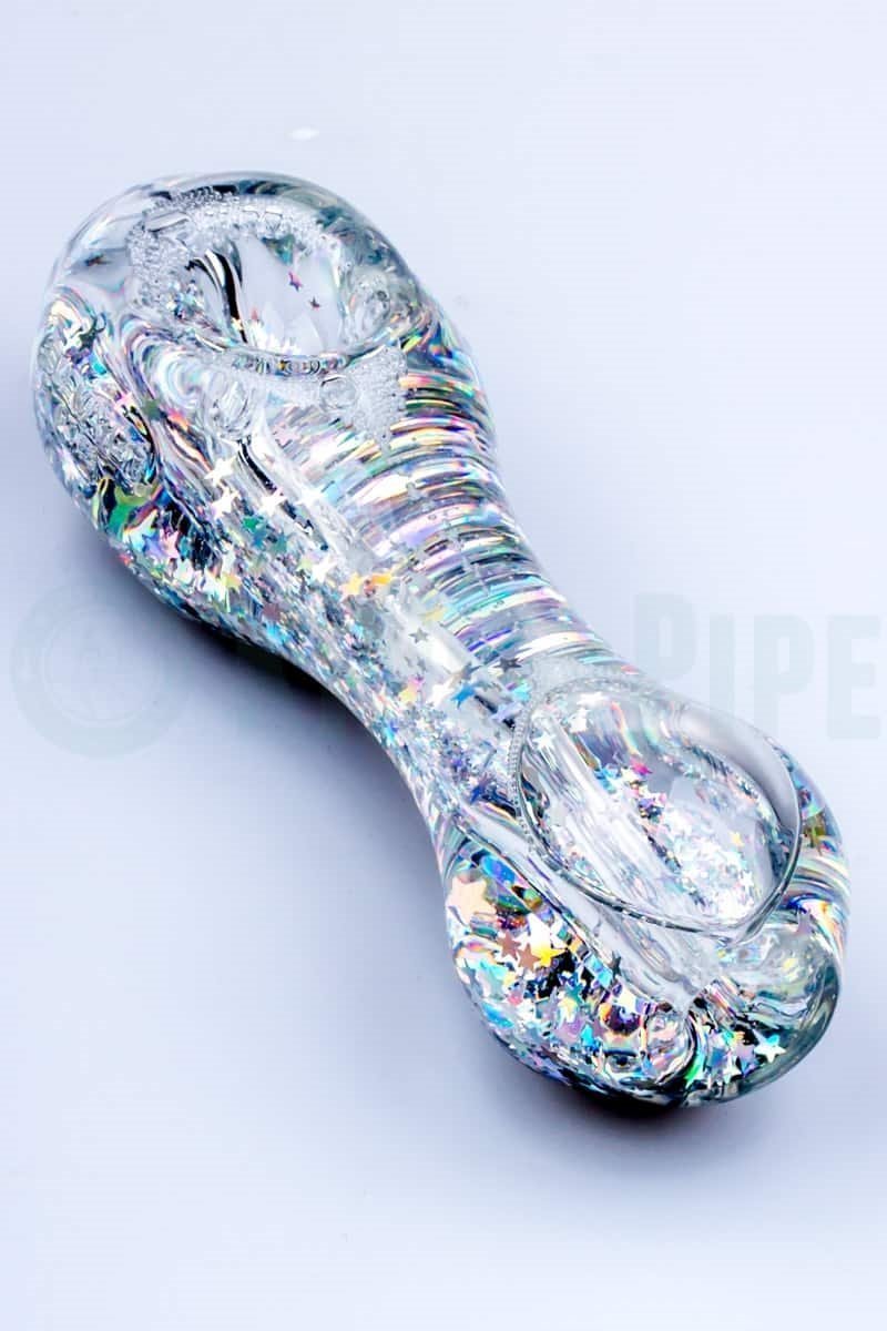 Elevator Glass - Freeze-A-Bowl Glitter Pipe in Hollywood