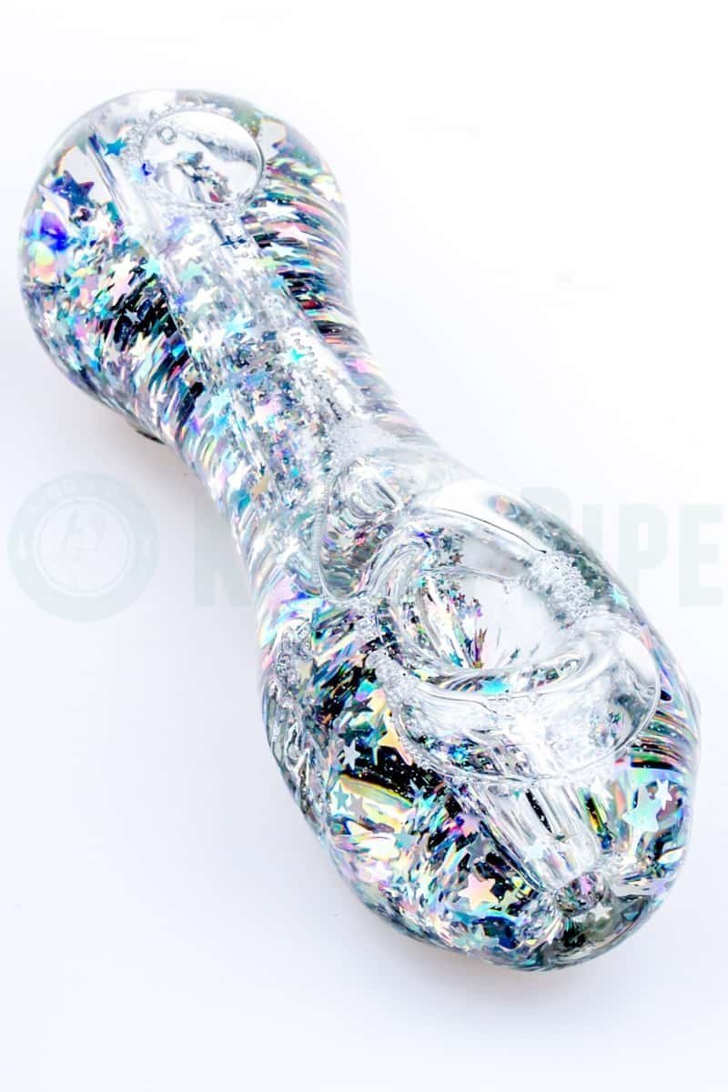 Elevator Glass - Freeze-A-Bowl Glitter Pipe in Hollywood