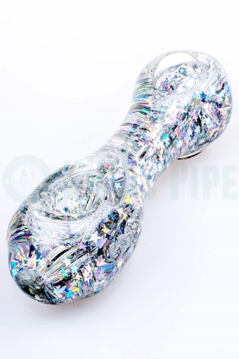 Elevator Glass - Freeze-A-Bowl Glitter Pipe in Hollywood