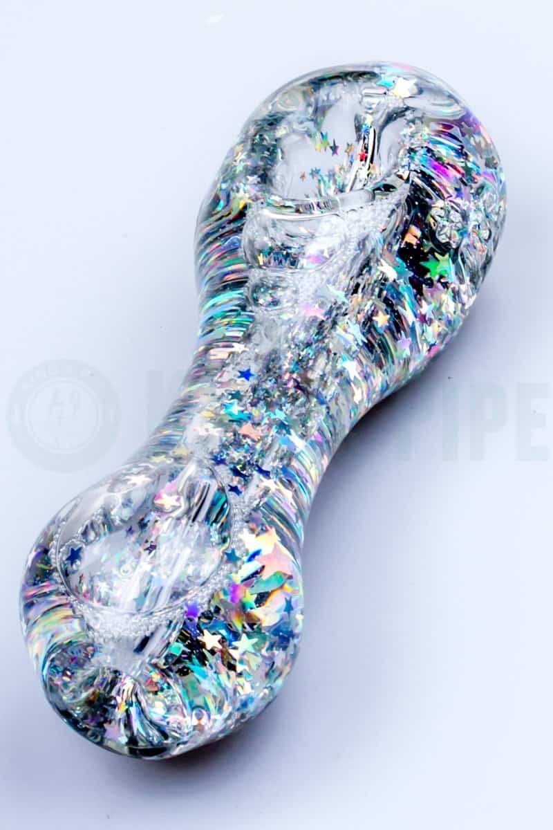 Elevator Glass - Freeze-A-Bowl Glitter Pipe in Hollywood