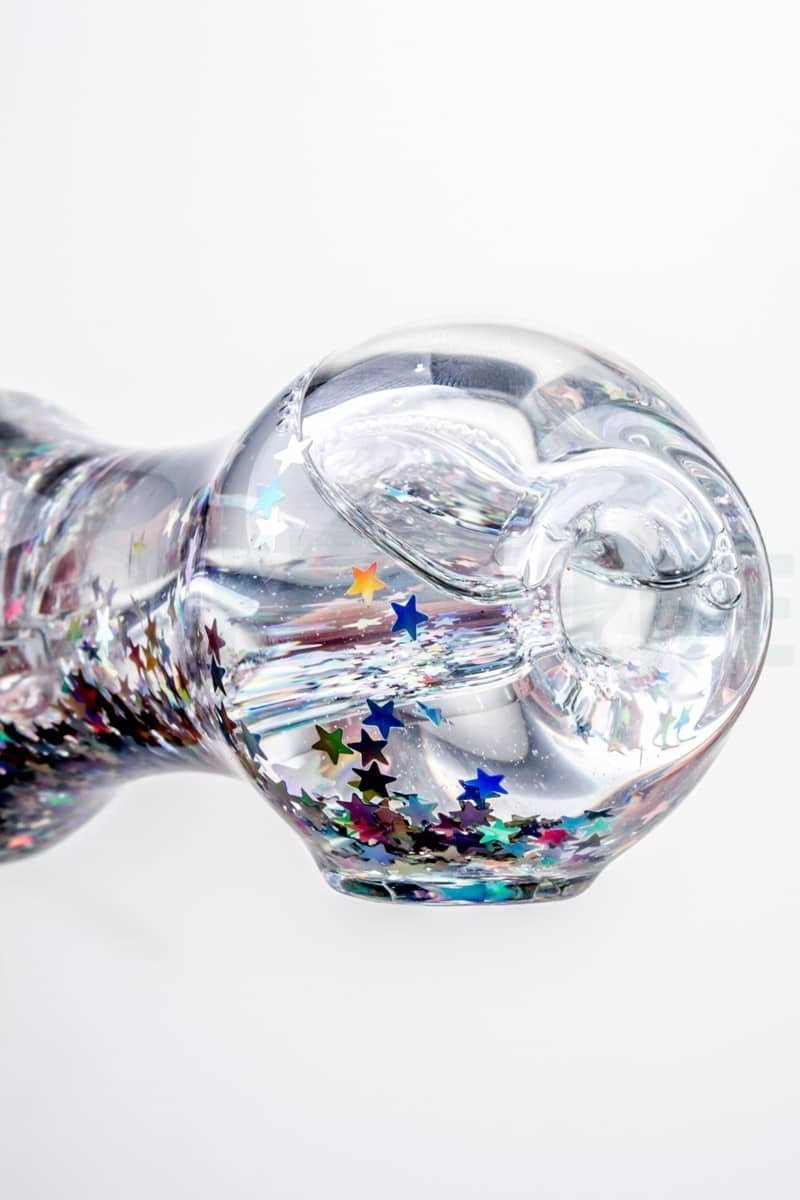 Elevator Glass - Freeze-A-Bowl Glitter Pipe in Hollywood