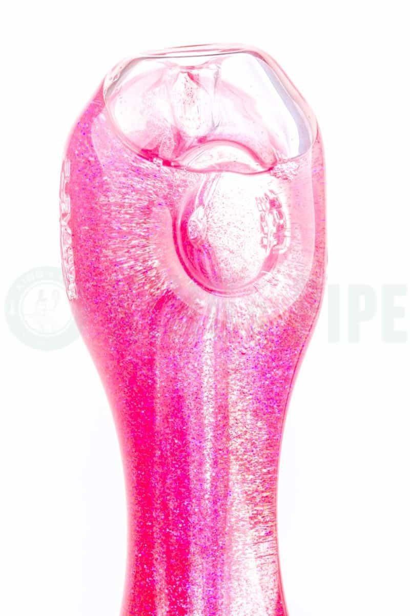 Elevator Glass - Freeze-A-Bowl Glitter Pipe in Hot Pink