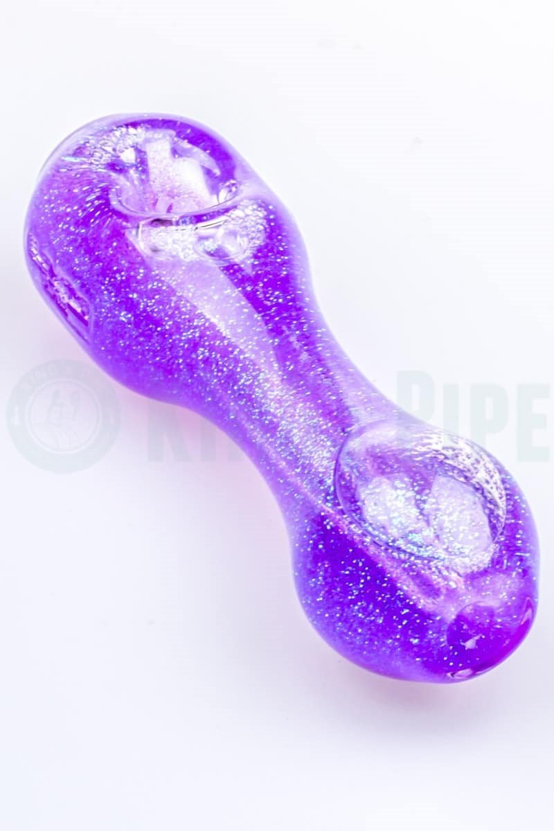 Elevator Glass - Freeze-A-Bowl Glitter Pipe in Lavender