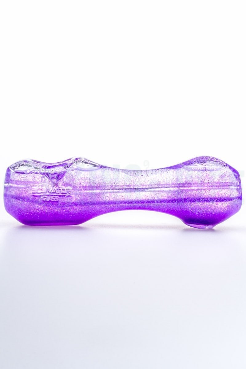 Elevator Glass - Freeze-A-Bowl Glitter Pipe in Lavender