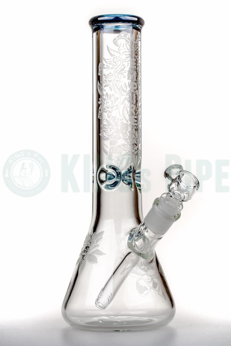 Empire Glassworks - 12&#39;&#39; Sandblasted 9mm Beaker Bong