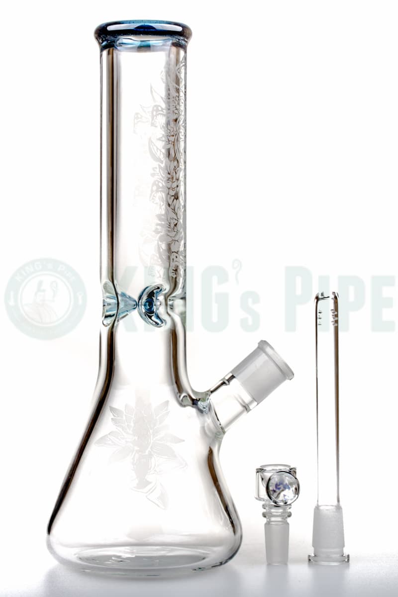 Empire Glassworks - 12&#39;&#39; Sandblasted 9mm Beaker Bong