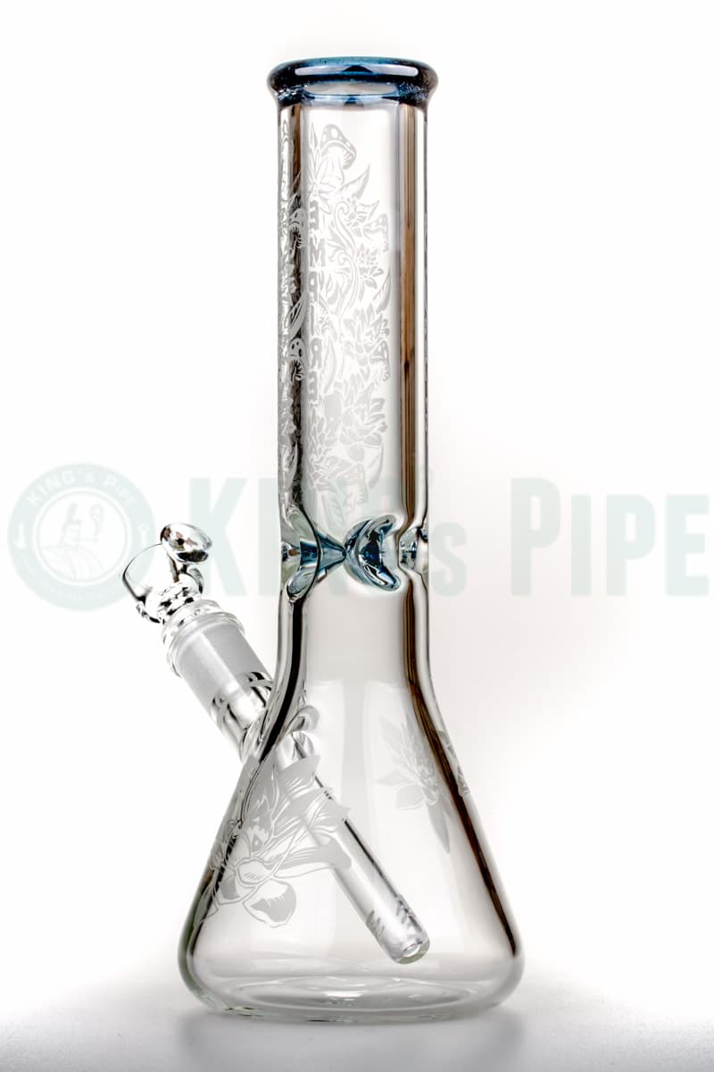 Empire Glassworks - 12&#39;&#39; Sandblasted 9mm Beaker Bong