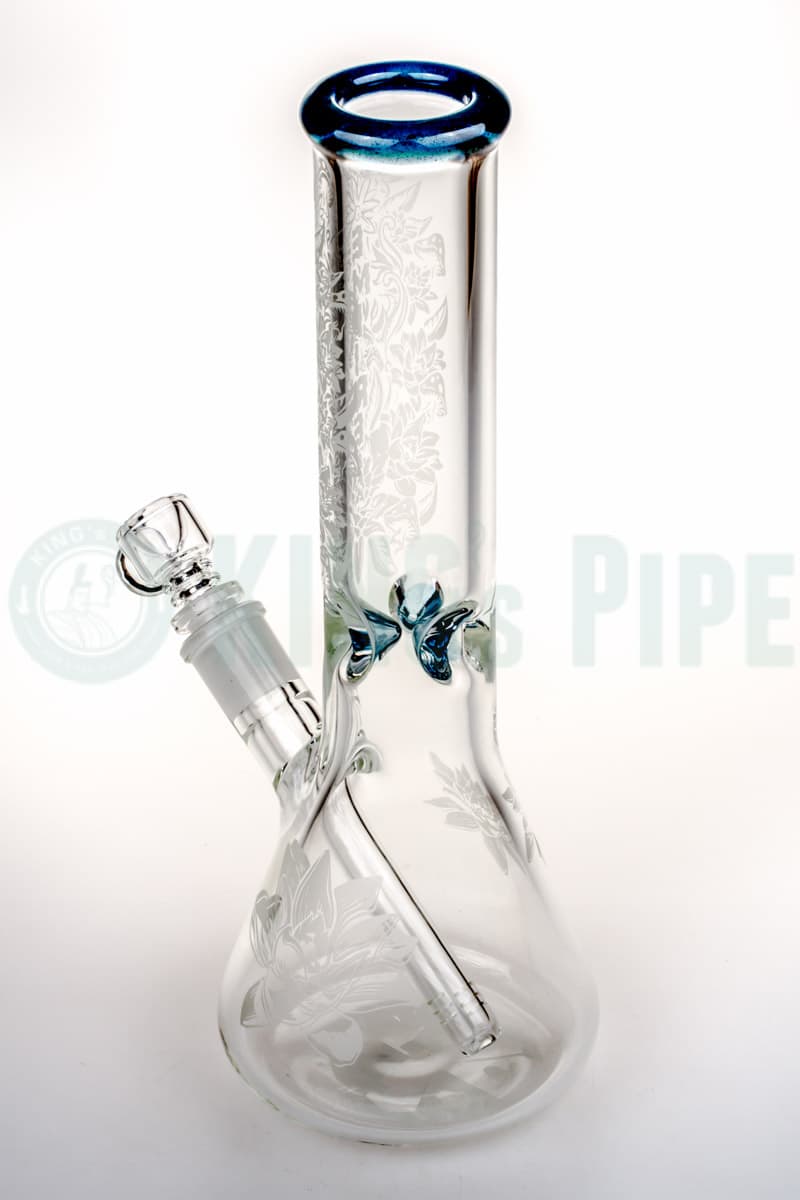 Empire Glassworks - 12&#39;&#39; Sandblasted 9mm Beaker Bong