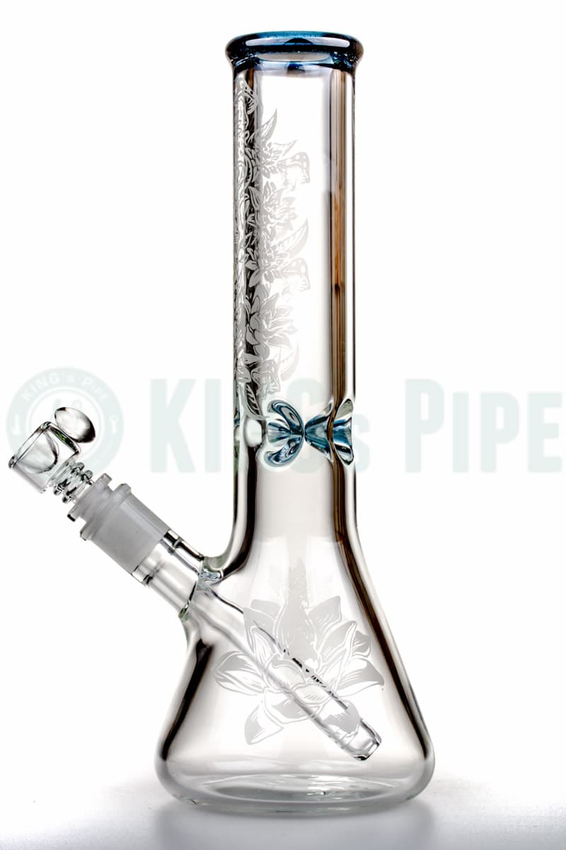 Empire Glassworks - 12&#39;&#39; Sandblasted 9mm Beaker Bong