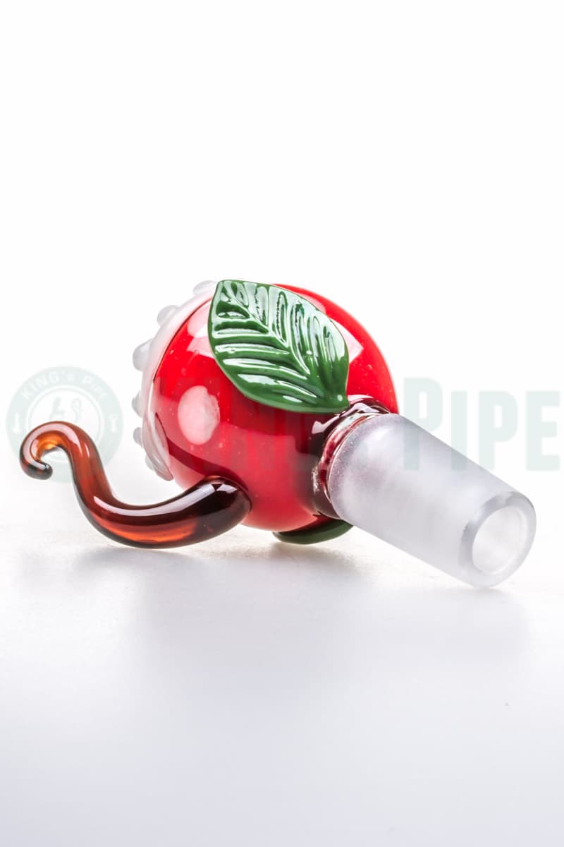 Empire Glassworks – 14mm Male Red Fire Plant Glass Bowl