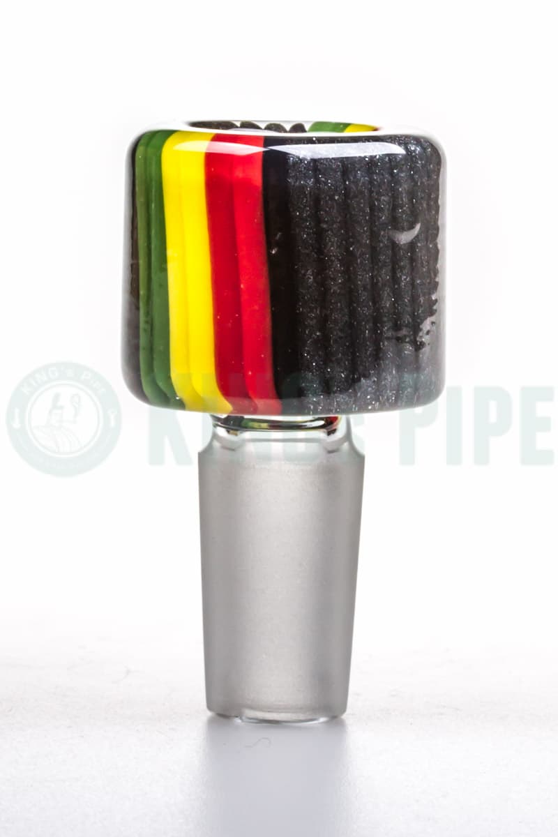 Empire Glassworks - 14mm Male Steel Rasta Bowl Piece