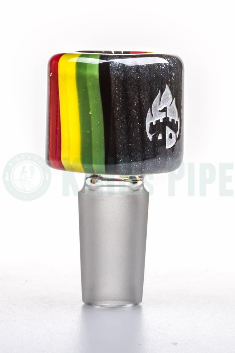 Empire Glassworks - 14mm Male Steel Rasta Bowl Piece