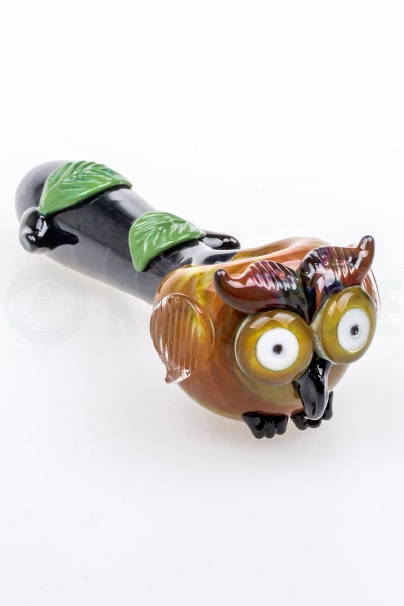 Empire Glassworks - 4&#39;&#39; Mini Owl Glass Hand Pipe