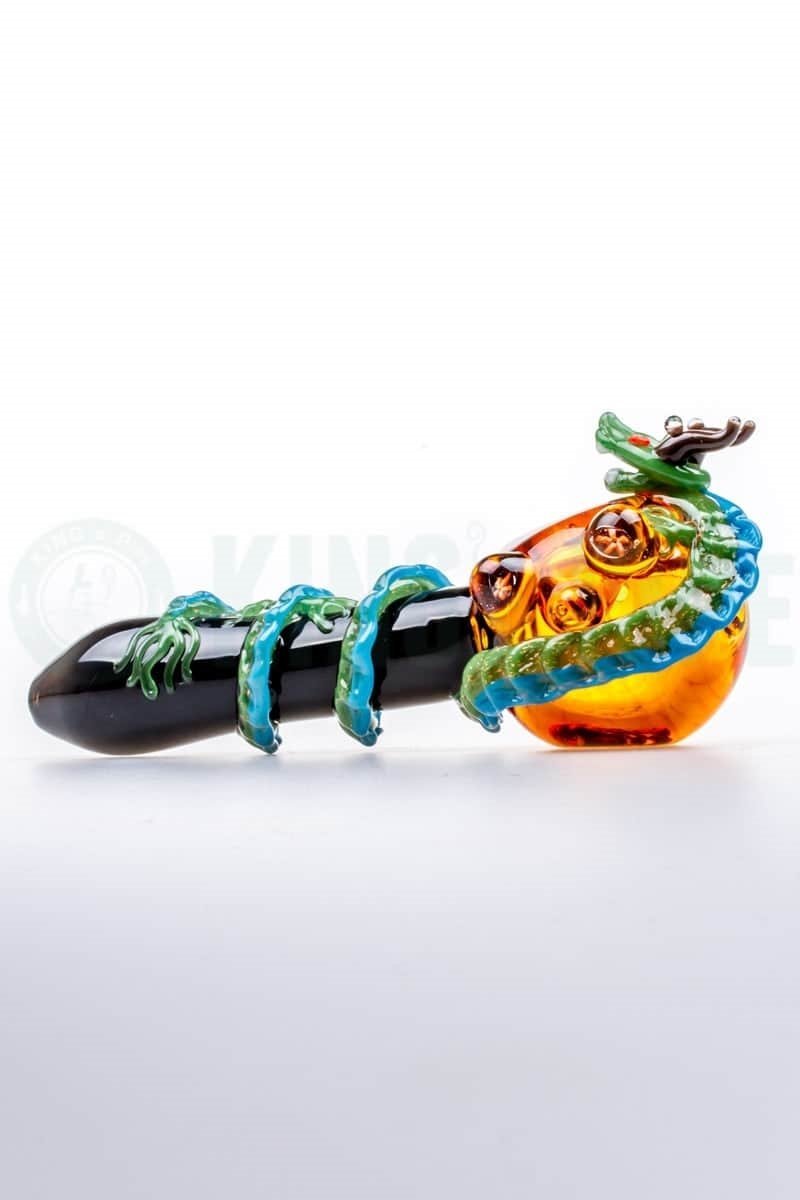 Empire Glassworks - 6&#39;&#39; Dragon Glass Spoon Pipe