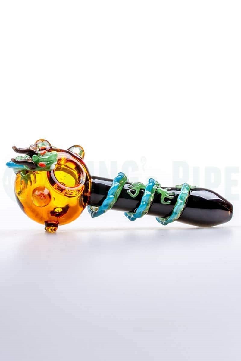 Empire Glassworks - 6&#39;&#39; Dragon Glass Spoon Pipe