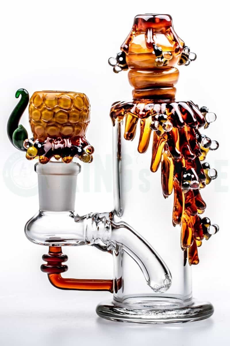 Empire Glassworks - Bee Hive Mini Dab Rig