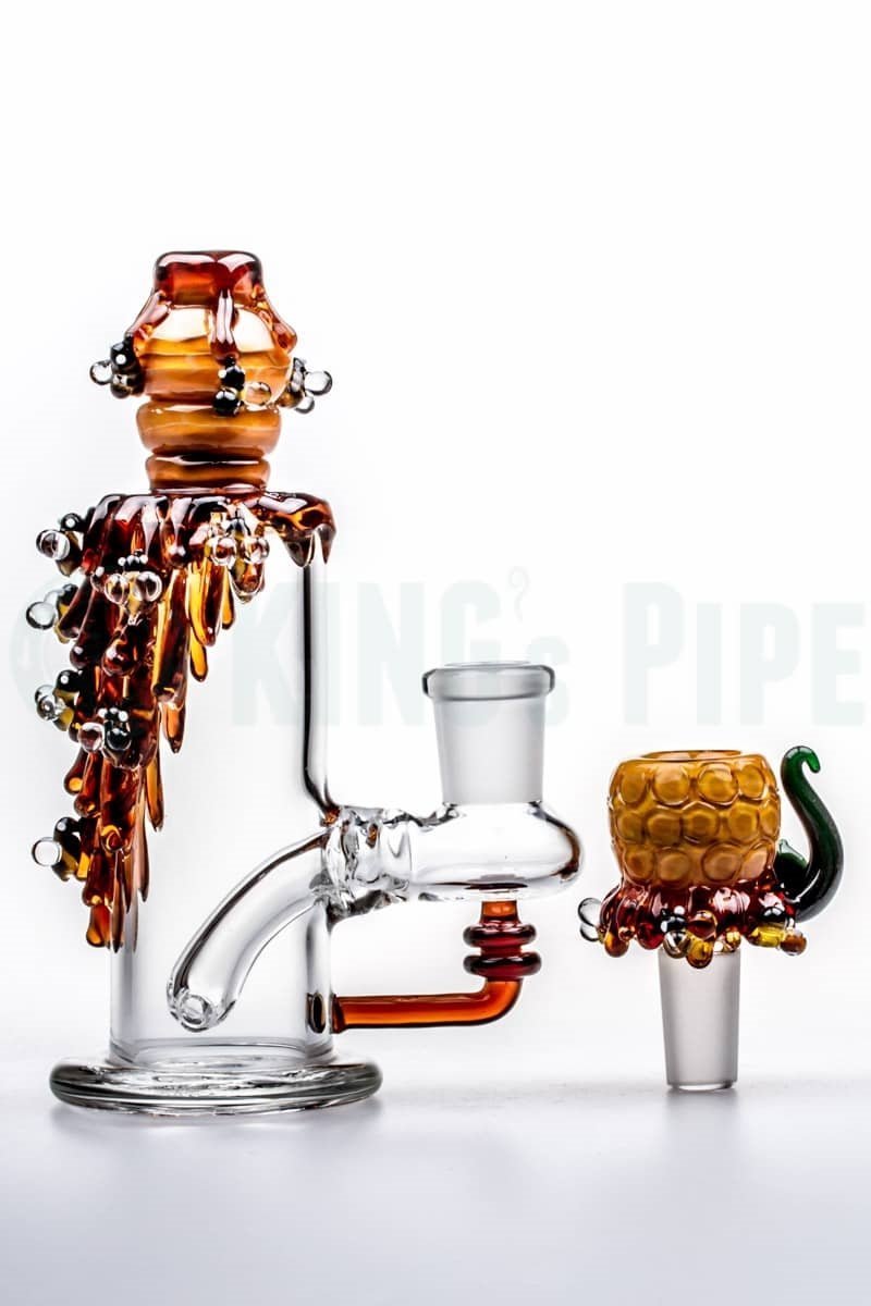 Empire Glassworks - Bee Hive Mini Dab Rig