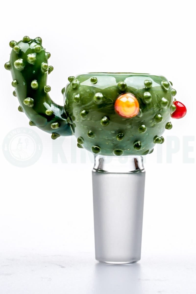 Empire Glassworks - Cactus Glass Bowl - 14mm Male