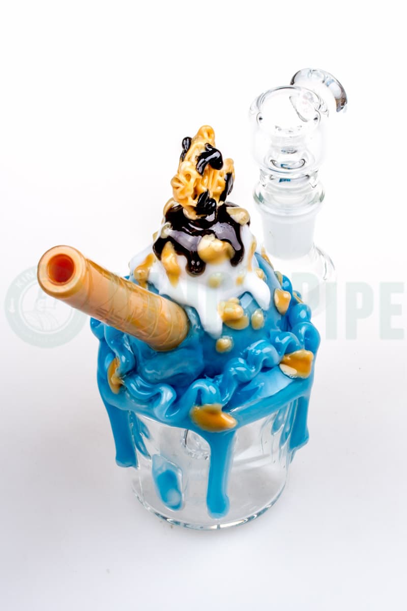 Empire Glassworks - Cookie Monster Sundae Mini Rig