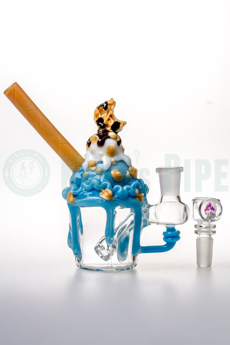 Empire Glassworks - Cookie Monster Sundae Mini Rig