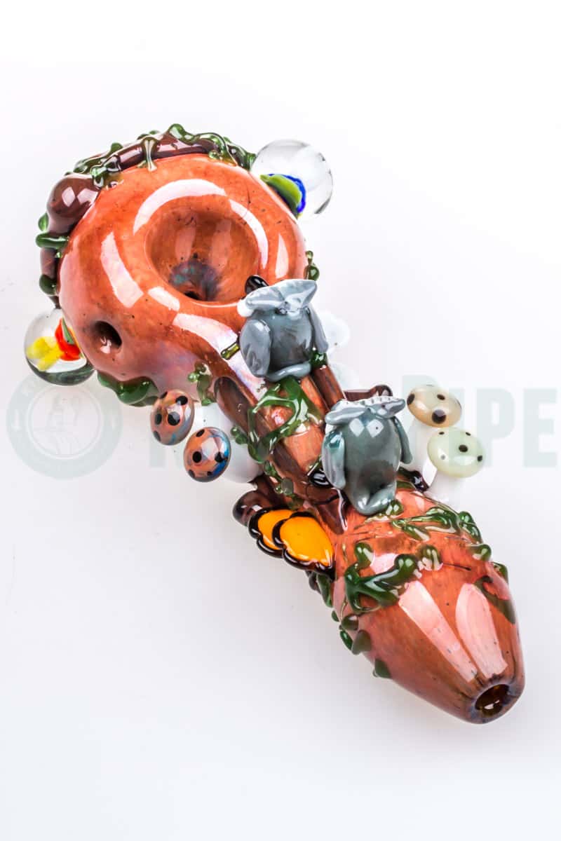 Empire Glassworks - Deep Forest Glass Pipe