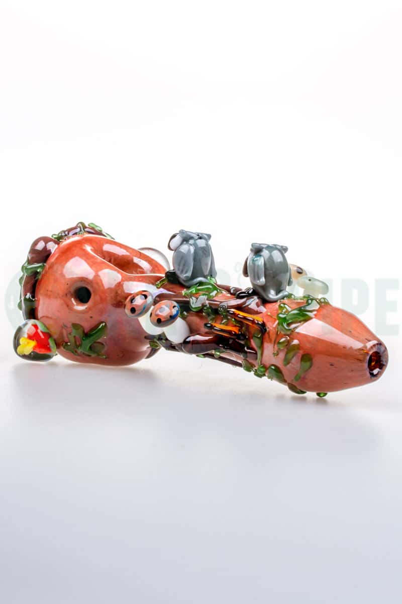 Empire Glassworks - Deep Forest Glass Pipe