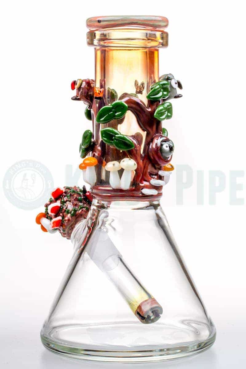 Empire Glassworks - Deep Forest Mini Beaker Bong