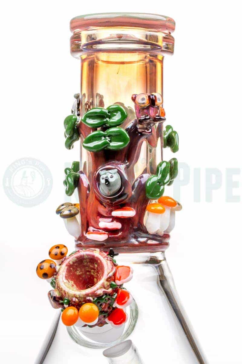 Empire Glassworks - Deep Forest Mini Beaker Bong