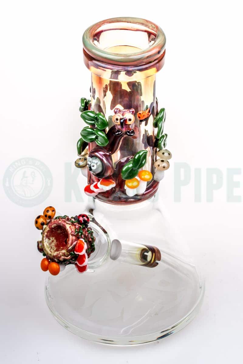 Empire Glassworks - Deep Forest Mini Beaker Bong