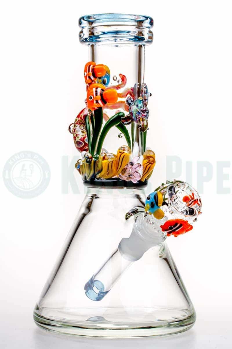 Empire Glassworks - Deep Ocean Mini Beaker Bong