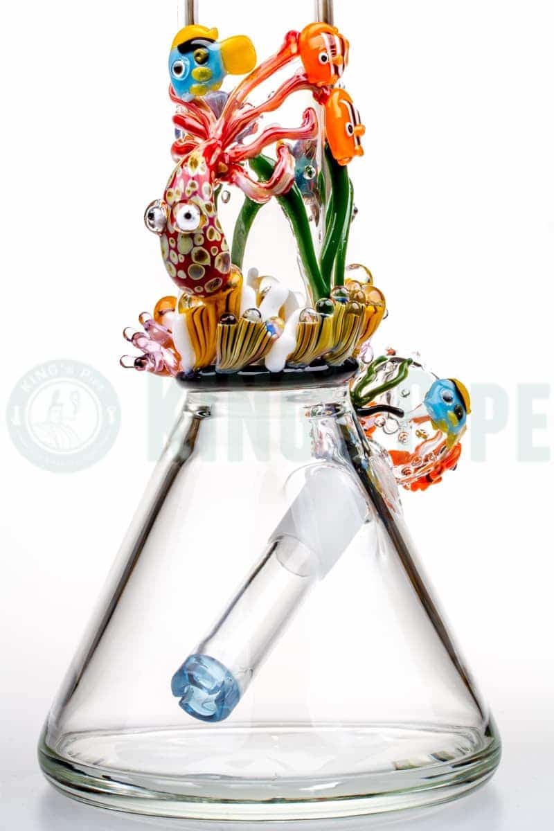 Empire Glassworks - Deep Ocean Mini Beaker Bong