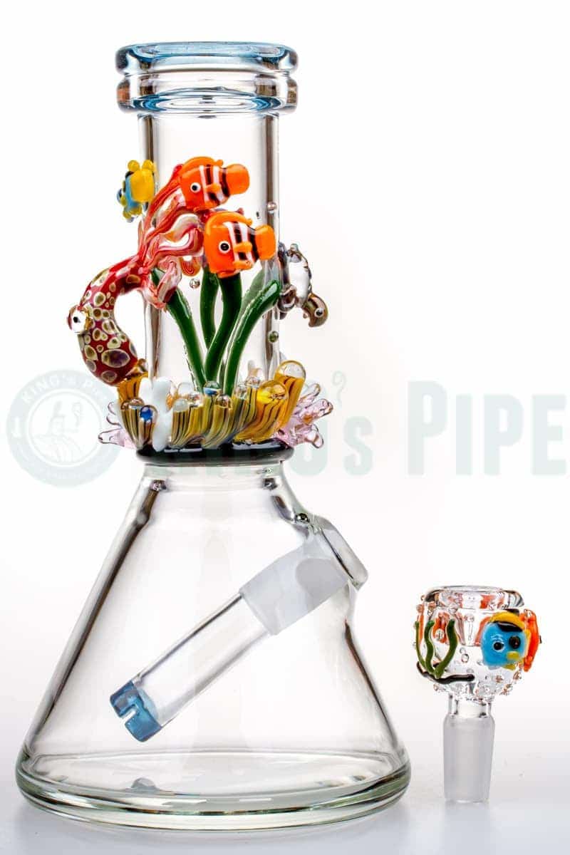 Empire Glassworks - Deep Ocean Mini Beaker Bong