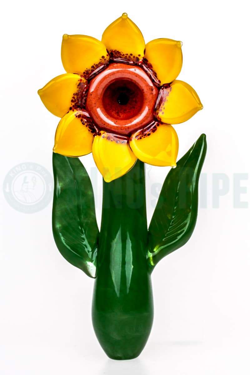 Empire Glassworks - Flower Glass Pipe Sunflower