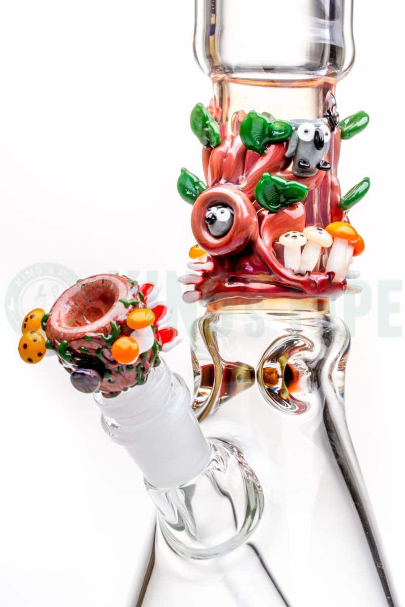 Empire Glassworks - Hooties Forest Beaker Bong