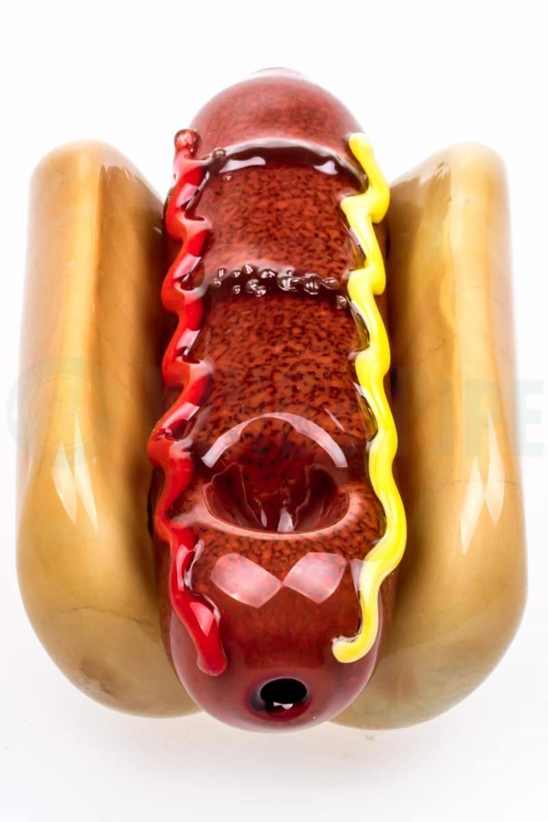 Empire Glassworks - Hot Dog Glass Pipe