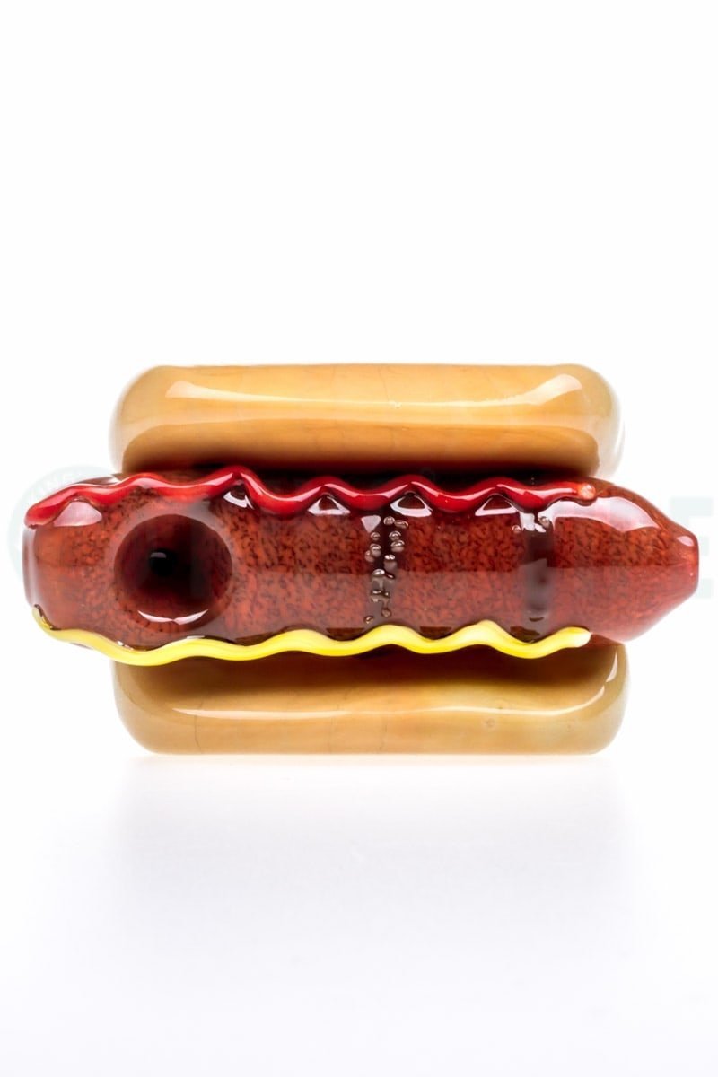 Empire Glassworks - Hot Dog Glass Pipe