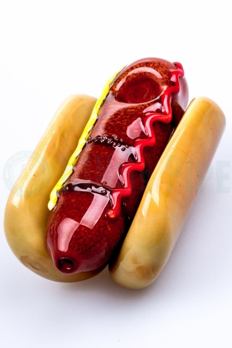 Empire Glassworks - Hot Dog Glass Pipe