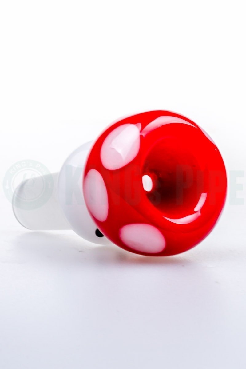 Empire Glassworks - Mushroom Bong Bowl Red