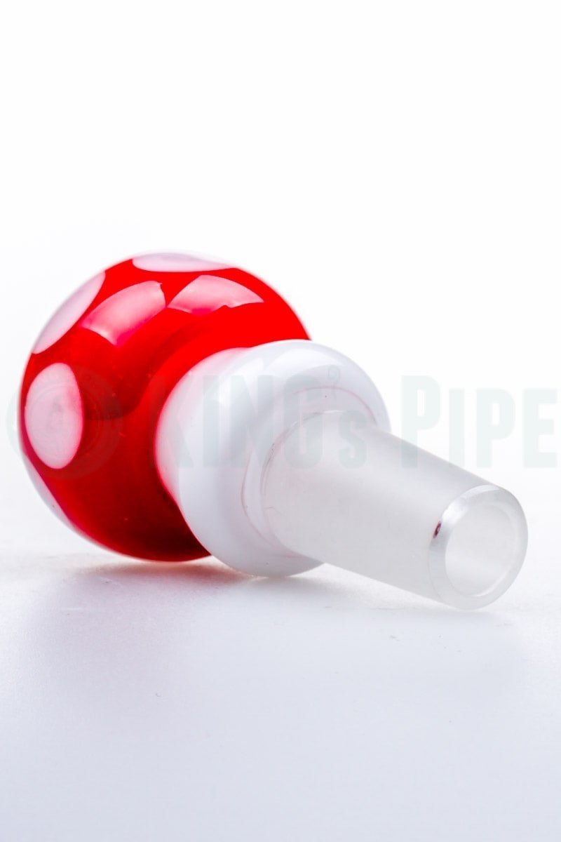 Empire Glassworks - Mushroom Bong Bowl Red